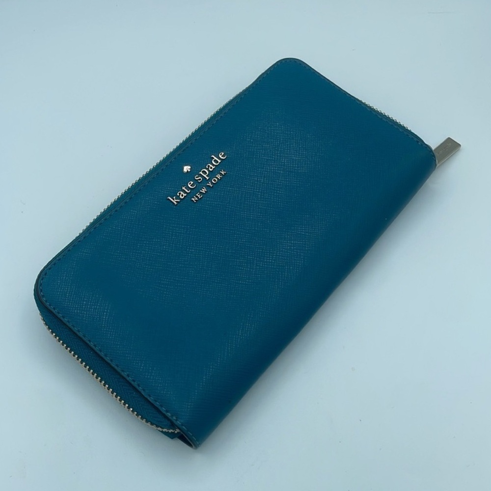 Kate Spade Blue Wallet - Picture 2 of 3